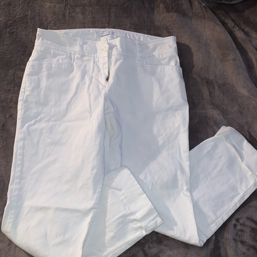 New York Company white pants size 6